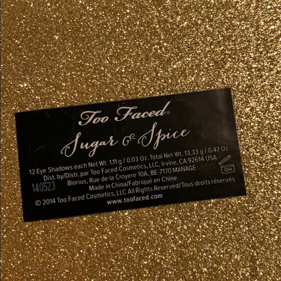 Too Faced Sugar & Spice Limited Edition Palette - Picture 8 of 12